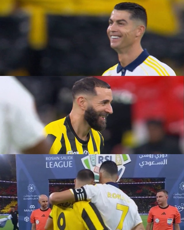 ◆サウジ◆試合で再会したロナウドとベンゼマが嘗てのレバンドフスキとマルコ・ロイスみたいだと話題に！