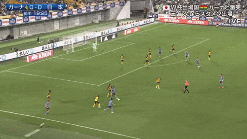 ◆Gif小ネタ◆三笘薫・久保建英・柴崎岳によるコンビネーションの崩しに見る日本代表の理想形