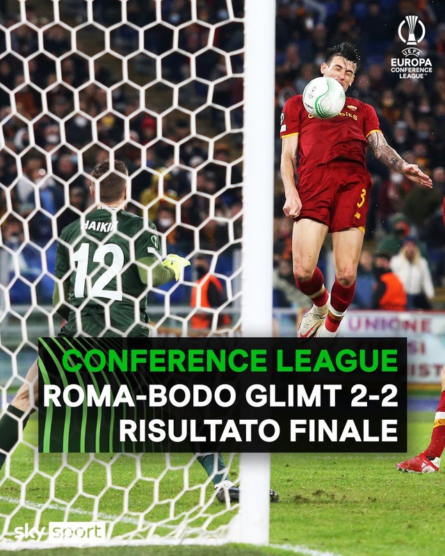 ◆悲報◆モウリーニョ率いるASローマ、ECLノルウェーのグリムト相手にガチメンでなんとか引き分け…連敗免れる