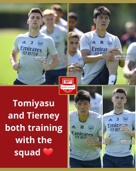 ◆朗報◆アーセナルDF冨安健洋、全体練習合流で自信に満ちた表情…完全復活か？