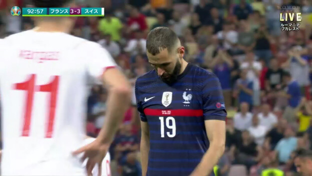 ◆悲報◆仏代表エンバペ…スイス戦も決定機外しまくりの師匠化！PK戦5人目で止められてジエンド