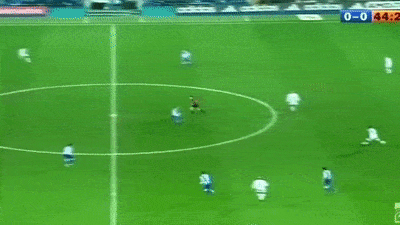 ◆Gif小ネタ◆ジネディーヌ・ジダン現役時代のトラップ＆ドリブル技術が変態すぎる件