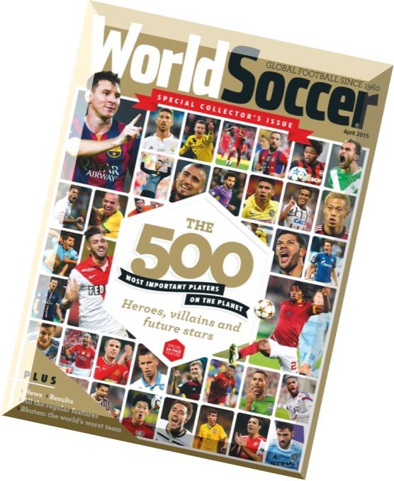 ◆各種ランキング◆表紙に本田圭佑！イングランド誌選定　世界のトップ５００－日本人は6名－