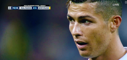 ◆UCL珍プレー◆クリロナさんがドルトムント戦でマルセイユルーレットに挑戦した結果ｗｗｗ