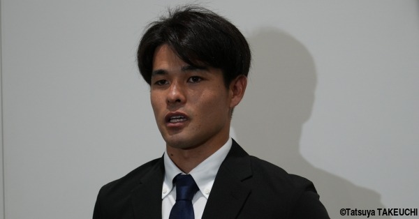◆日本代表◆佐野海舟が記者会見で謝罪「自分の口から伝えないといけない」一時は現役引退の考えも
