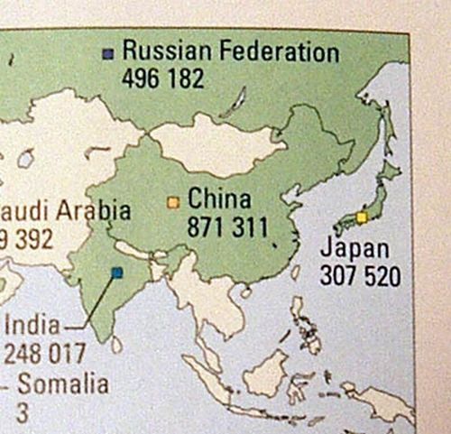 ◆珍行為◆韓国VANKさん米ＣＩＡの地図に難癖つけてしまう(´・ω・`)