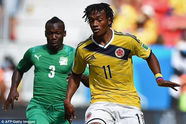 ◆プレミア移籍◆ManUtdクアドラード（フィオレンティーナ）に￡３０ｍ　バルサと競合　ｂｙ　スペイン紙