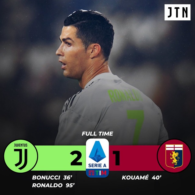 ◆セリエA◆10節 ユーベ×ジェノア ユーベドローで首位陥落の危機にクリロナスーパーPK奪取…決めきって首位奪還