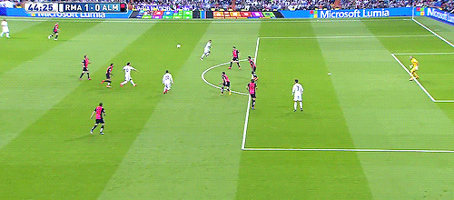 ◆リーガ◆アルメリア戦ハメス・ロドリゲスの先制ボレーの弾道がちょっと中村俊さんのあのゴールに似ている