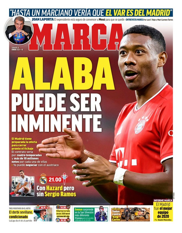 ◆リーガ◆レアル・マドリー、バイエルンDFアラバ獲得間近！？年俸€10M by MARCA