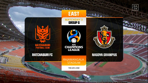 ◆ACL◆G組3節 ラチャブリ×名古屋 名古屋山崎ハットトリックと斎藤のGで0-4完勝で3連勝！3試合連続無失点