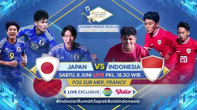 ◆ﾓｰﾘｽﾚﾍﾞﾛ杯◆B組2節 U19日本4発U20インドネシアを下して1勝1敗