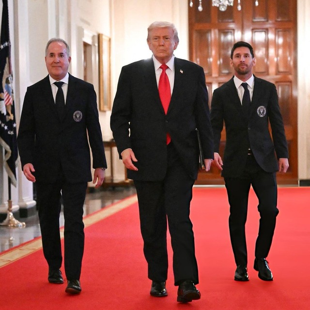 ◆ＭＬＳ◆メッシ・スアレスがホワイトハウスでトランプ大統領と謁見！