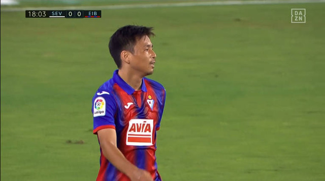 ◆リーガ珍◆乾貴士、セビージャ戦英語実況に”タカシ”呼びされ連呼される(´・ω・`)