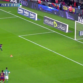 ◆誤審？◆バルサ×ベティス　メッシのこれはＰＫ？？