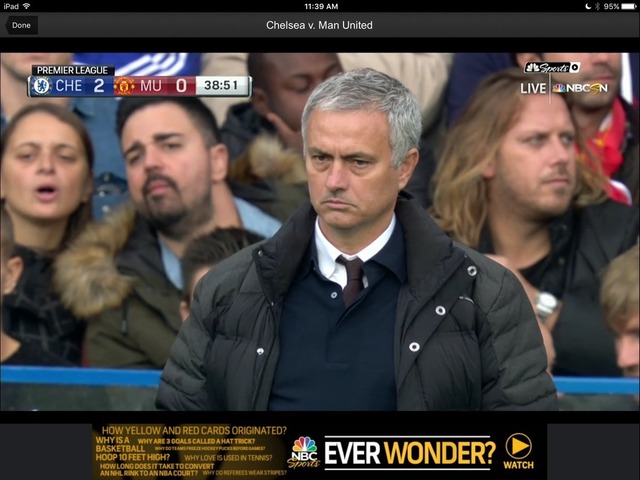 ◆プレミア◆相当病んでる？失点ごとに表情がどんどん暗くなるモウリーニョ