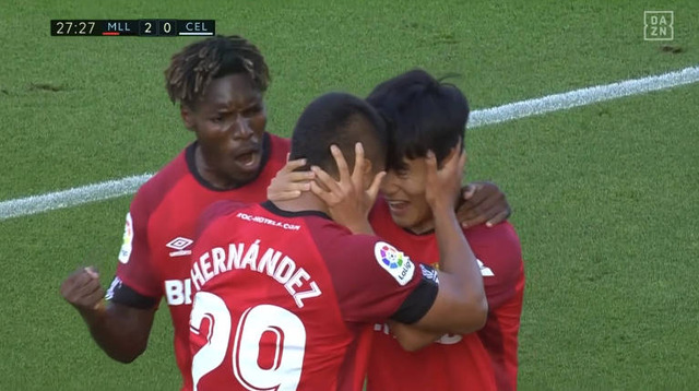 ◆速報◆マジョルカ×セルタ 久保建英、クチョのゴールをアシスト！2-0でリード