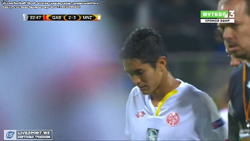 ◆EL速報◆ガバラ×マインツ　前半に得点した武藤嘉紀、ゴール前でもつれて右ひざ負傷し交代