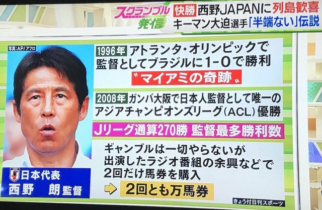 ◆日本代表◆終盤の無気力パス回し、競馬板住民の考察がシブすぎると話題に！「西野は生粋のギャンブラー」