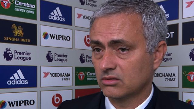 ◆画像◆試合後インタビュー中のモウリーニョの顔が速水いまいちっぽくなっていると話題に！