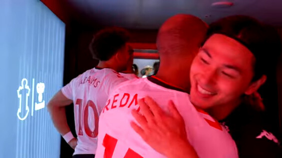 ◆PSM◆南野タキが古巣セインツのレドモンド兄貴と包容するシーンがエモいと話題に！