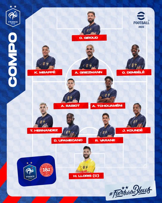 ◆W杯小ネタ◆前節デンマーク戦から一気に10枚替え！フランス代表がターンオーバーし過ぎだと話題に！