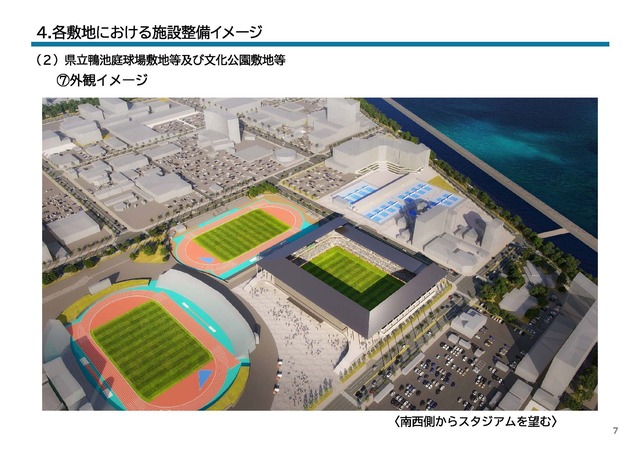 ◆Jリーグ◆鹿児島市サッカースタジアム、候補地は「鴨池庭球場」の方針　整備費78億円安く2年早い開業