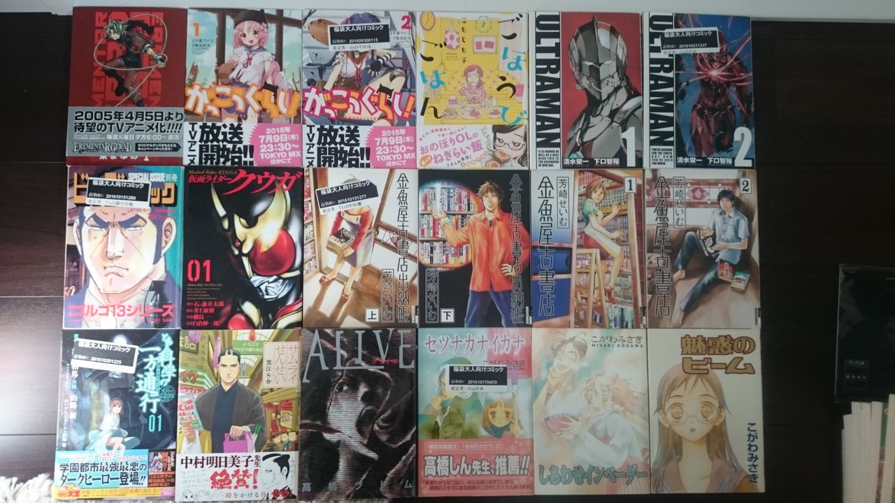 駿河屋 青年向けコミック 300冊セット そのいち 福袋 くるむの徒然日記