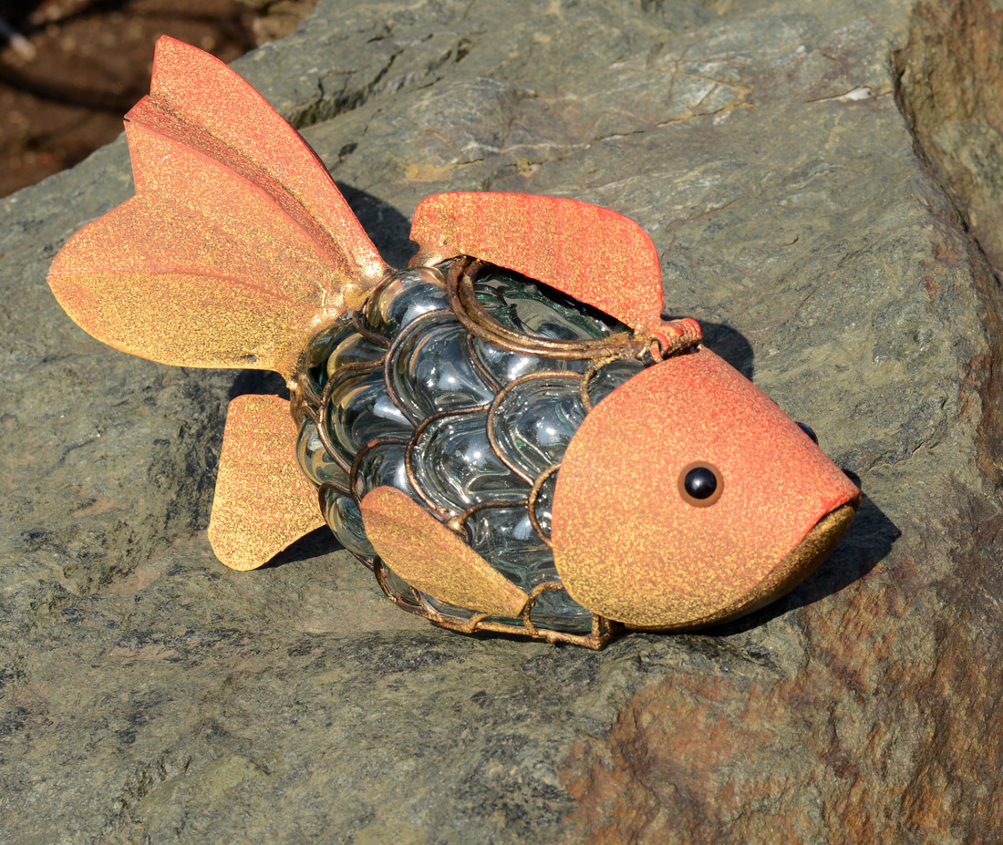 魚と葉　アイアン　キャンドルホルダー 魚と葉 アイアン キャンドルホルダー