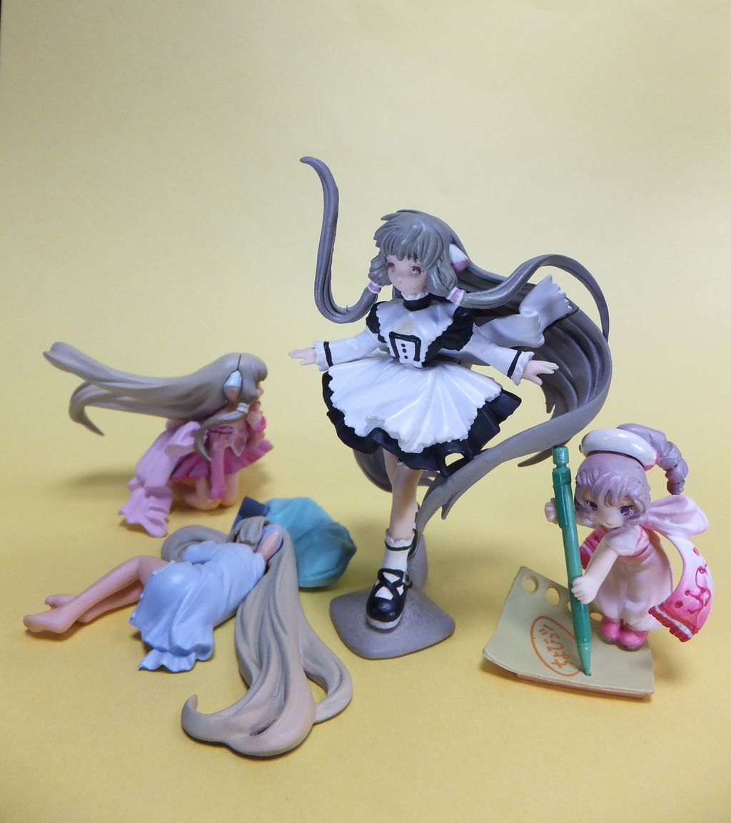 海洋堂 ちょびっツ カプセルフィギュア 原作版 ちぃメイド服 : クーネル