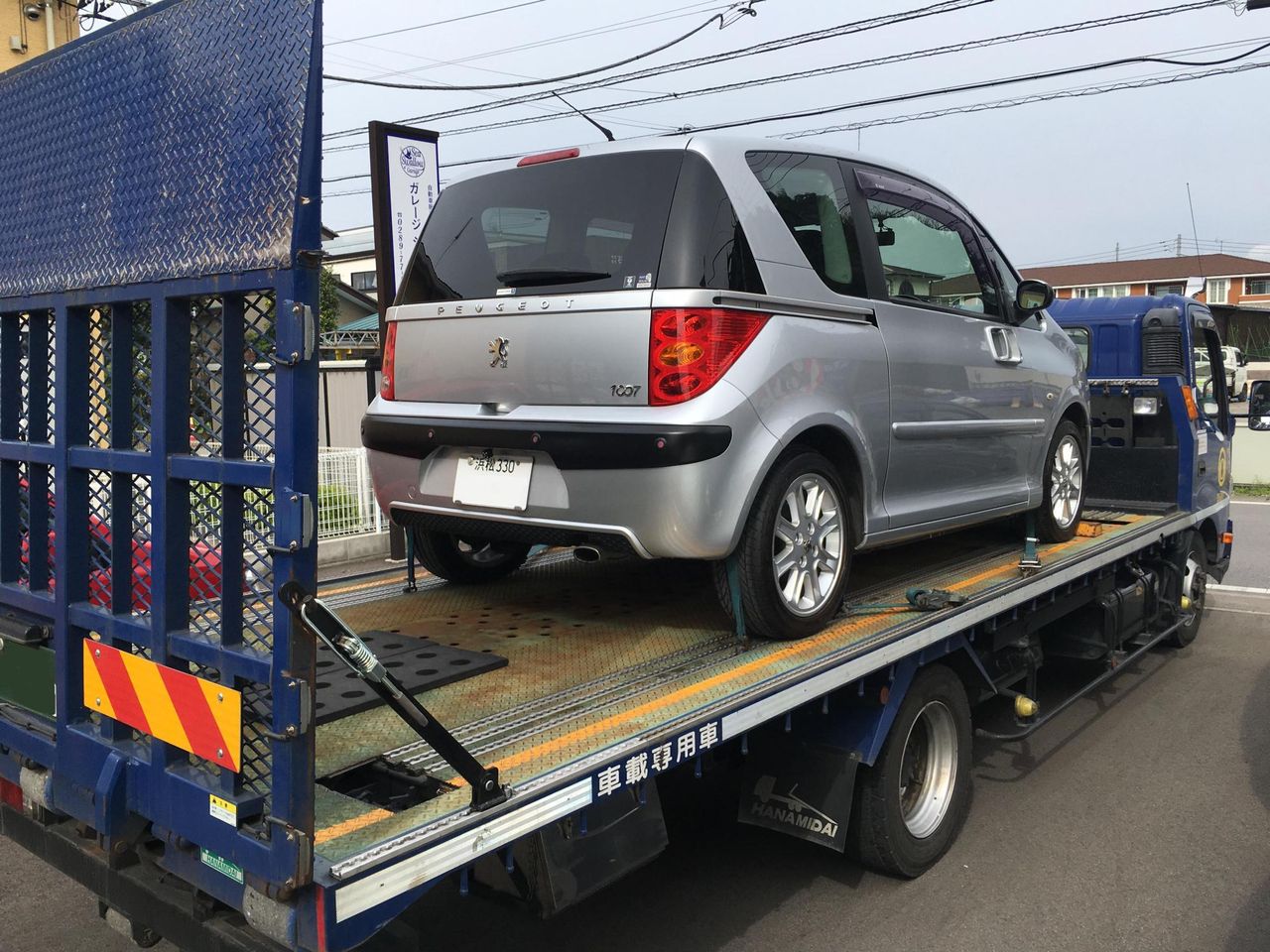 プジョー 1007 A08nfu 1 6 平成年 08年 アルミナム グレー ご納車の為 出発です Garage Sea Swallow ガレージ シースワロー 栃木県の中古車販売店