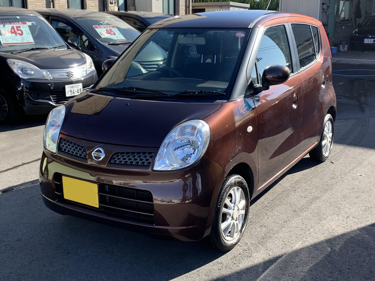 車の鏡面仕上げ 内装クリーニング 日産 モコ Mg22s ブラウン 鏡面磨き ガラスコーティング 栃木県宇都宮市 鹿沼市ガレージ シースワロー Garage Sea Swallow ガレージ シースワロー 栃木県の中古車販売店