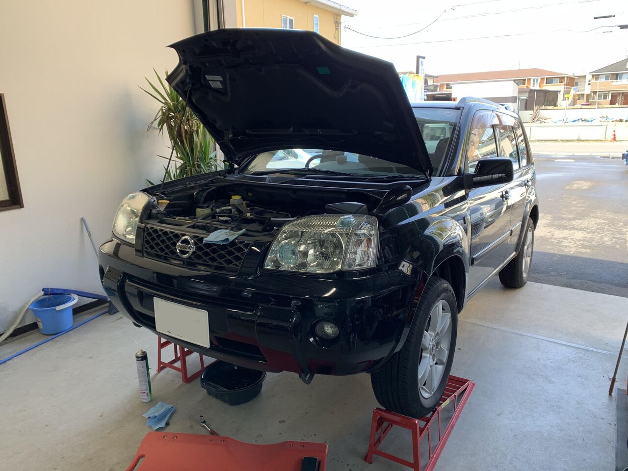 オイル交換 ヘッドライトクリーニング 日産 エクストレイル Nt30 栃木県鹿沼市 宇都宮市 ガレージ シースワロー 作業メニュー Garage Sea Swallow ガレージ シースワロー 栃木県の中古車販売店