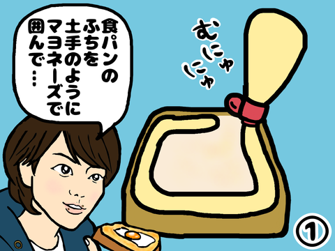 佐藤健のピュアセレクトのこがしマヨたまトースト