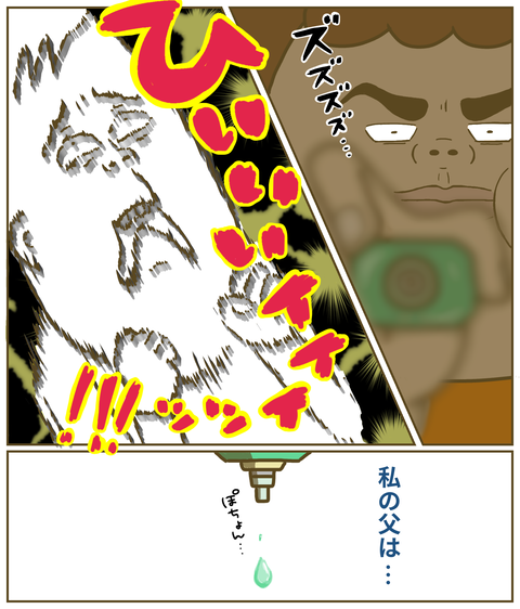 悲鳴をあげる父