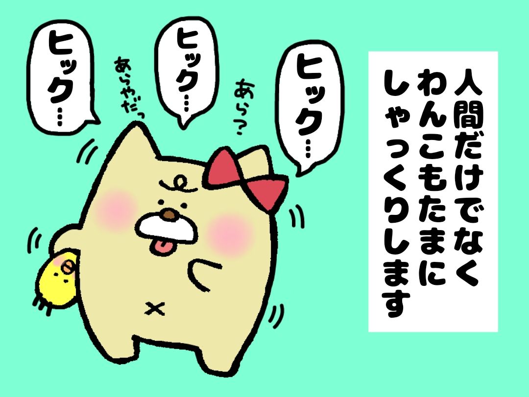 犬にも効く しゃくりの止め方 車イスにゃにゃのにゃんのその絵日記 犬にも効く しゃくりの止め方 車イスにゃにゃのにゃんのその絵日記