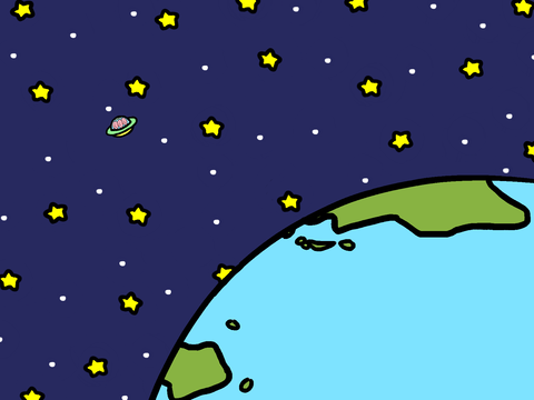 宇宙のイラスト