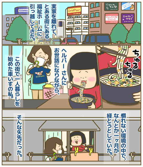 一人暮らしがスタートして１ヶ月