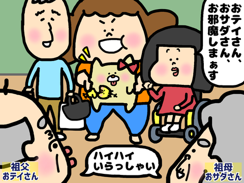 車椅子の私とその家族