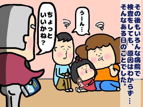 いろんな病院で検査しても原因わからぬまま