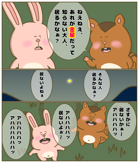金星だと分からない大人いるかな？