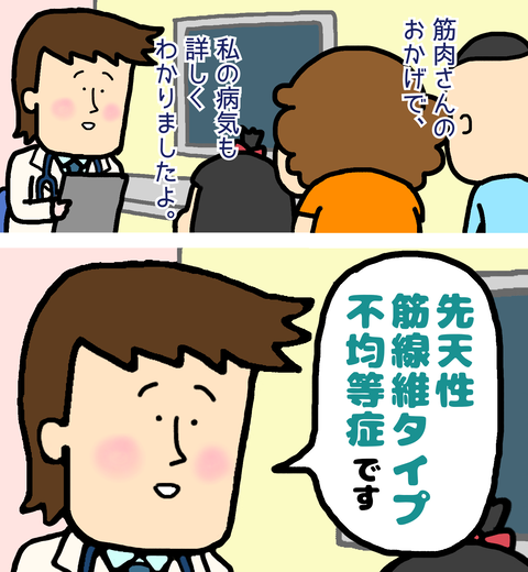 私の病名は先天性筋線維タイプ不均等症