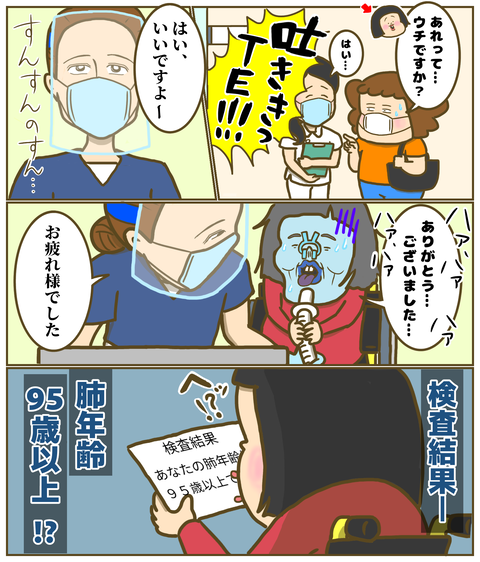 肺年齢95歳以上