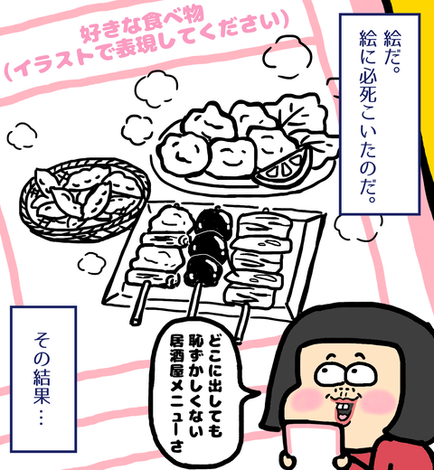 プロフィールのイラストに必死こいた