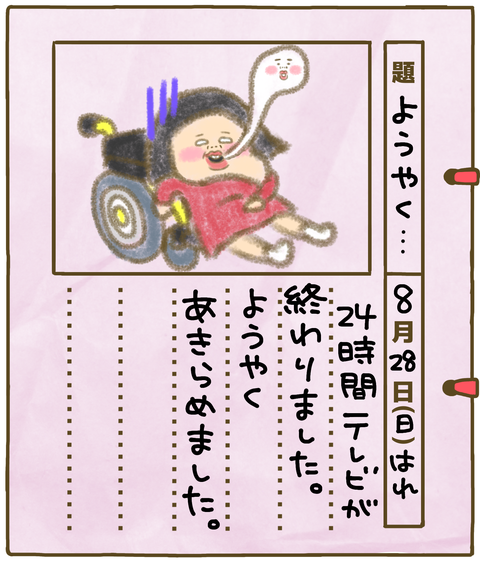 観察日記「ようやく…」