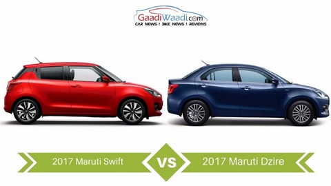 2017-Maruti-Swift-v-2017-Maruti-Dzire