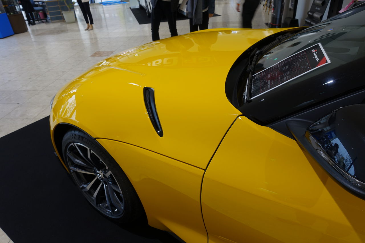 新型スープラ 19年春発売予定 特別展示で見てきたスープラのエクステリア紹介 背伸びレクサスオーナー