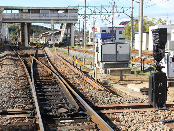 越生駅棒線化 2 1番線消失 ぐうたら鉄雑記