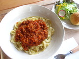ミートソースパスタ4