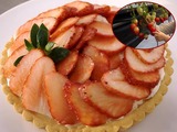 バレンタイン いちごタルト